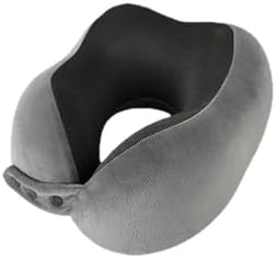 U-Shaped Travel Pillow with Memory Foam Core Navy