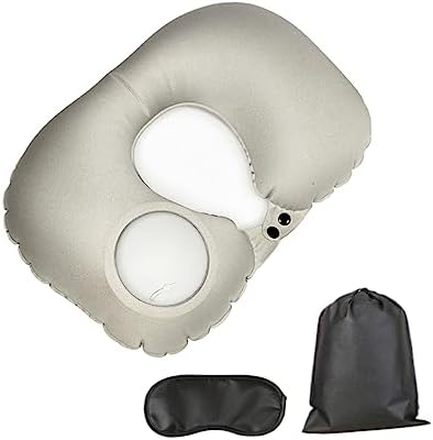 3-Pack Inflatable Neck Pillow - Compact Travel Bedding for Camping Travel