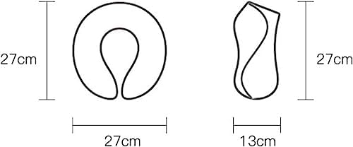 Ergonomic Memory Foam Neck Pillow for Airplane Travel
