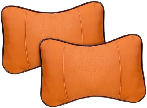 HONMEETNeck Pillow Car for Safety Comfort 2pcs Universal Fit Cervical Pillow
