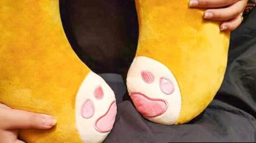 BuryTony Cartoon Shiba Inu Plush U-Shape Animal Neck Pillow