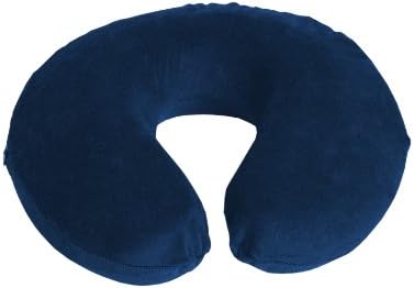 Deluxe Comfort Memory Foam Travel Pillow Blue