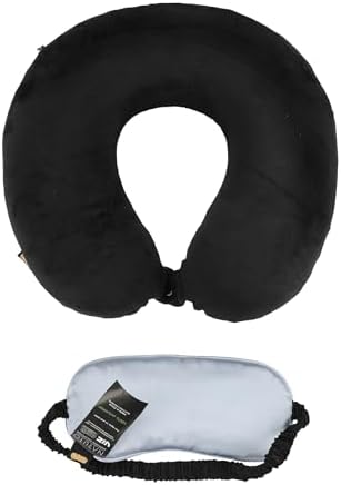 Bioworld Naruto Gray Cloud Travel Neck Pillow Set
