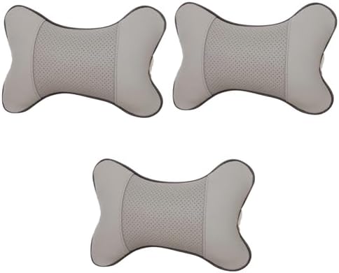 3-Piece Breathable Neck Support Cushions for Car Ergonomic Use