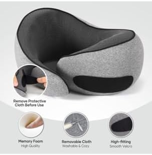 Memory Foam Travel Pillow for Neck Support
