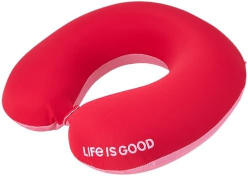 Life is Good - U-Shaped Memory Foam Travel Neck Pillow