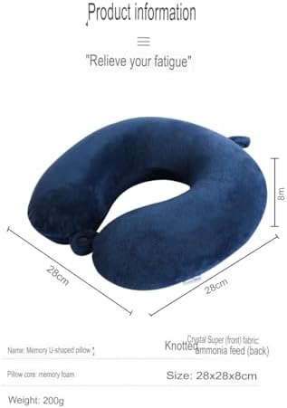 Cool soft and supportive neck pillow U-shaped memory cotton