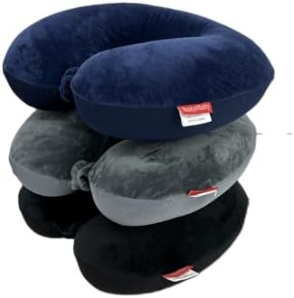 Bookishbunny Memory Foam U Shaped Travel Pillow for Neck Support