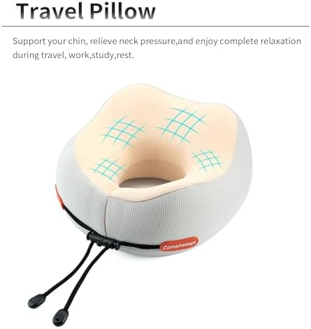 Thickened Travel Neck Pillow - Memory Foam Support for Women