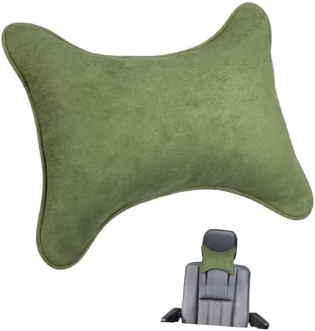 Car Neck Pillow with Faux Fur Support