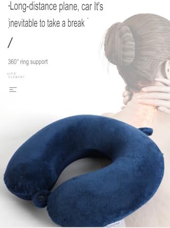 Cool soft and supportive neck pillow U-shaped memory cotton