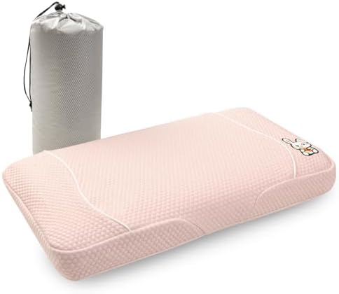Memory Foam Travel Pillow with Neck Support and Fast-Debonding Foam