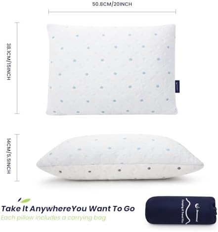 Adjustable Memory Foam Camping Pillow