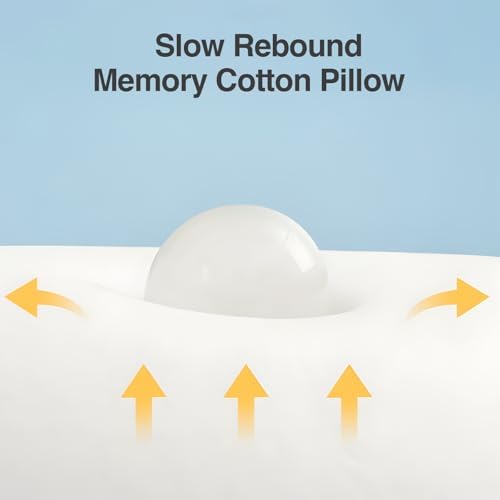 Ergonomic Memory Foam Neck Pillow