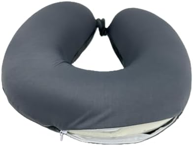 Bookishbunny Memory Foam U Shaped Travel Pillow for Neck Support