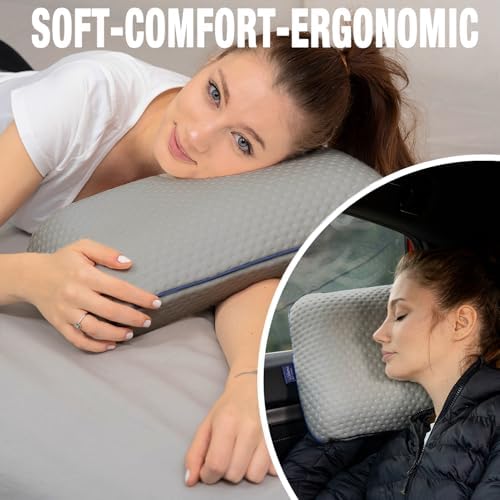Memory foam pillow Travel-friendly Heat-regulating Portable comfortable