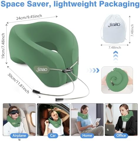 Memory Foam Travel Neck Pillow
