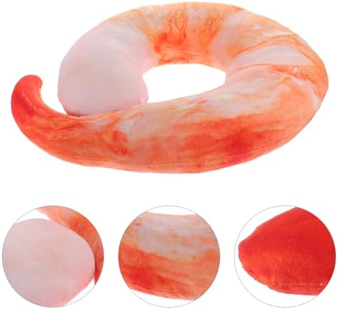 Holidoyo Versatile Shrimp Shaped Travel Pillow for Adults