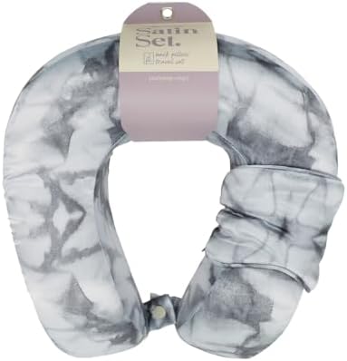 Bioworld Memory Foam Neck Pillow Tie-Dye Eye Mask Set