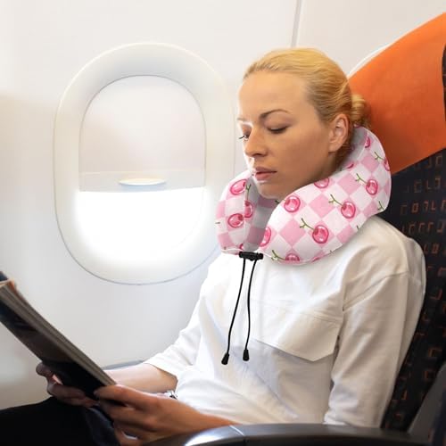 ALAZA Lightweight Ergonomic Travel Pillow for Airplane Neck Support