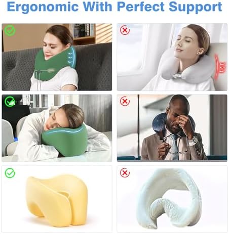 Memory Foam Travel Neck Pillow