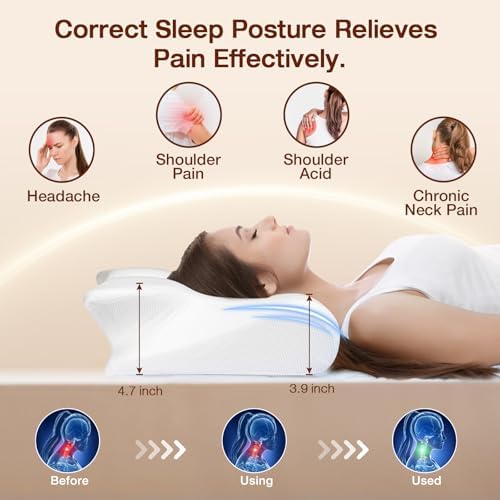Hexus Cervical Neck Pillow for Pain Relief and Support
