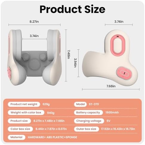 Ublives Travel Neck Pillow with Bluetooth Headset Massage