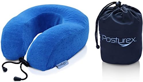 Posturex Travel Pillow - Ergonomic Cooling Gel Neck Support