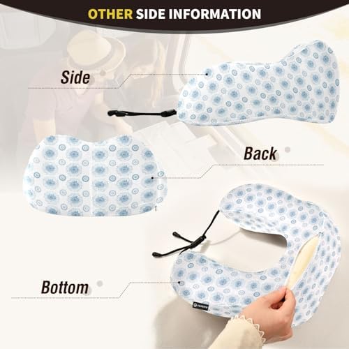 ALAZA Memory Foam Neck Pillow - Washable Portable