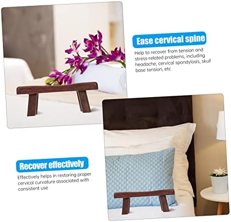 1pc Cervical Support Ergonomic Pillow for Handmade Hardwood Design
