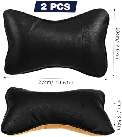 2PCS Car Neck Pillow Posture Support for Comfortable Driving