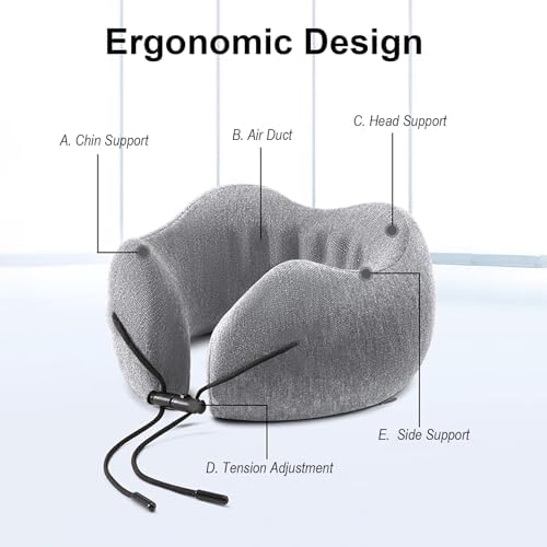 Neck Pillow for Traveling Soft Comfortable Ergonomic Design