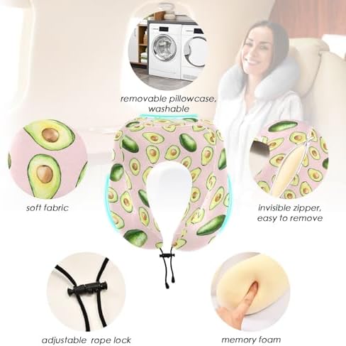 ALAZA Washable Memory Foam Neck Pillow
