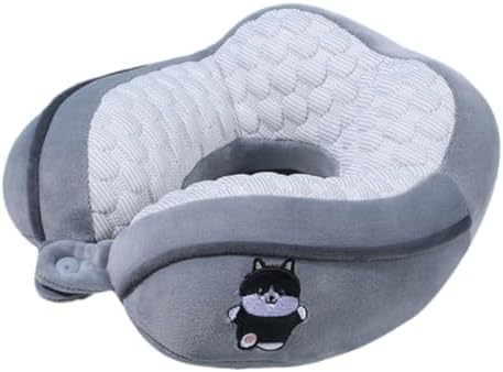 U-Shape Memory Foam Travel Pillow Soft Cover Machine Washable