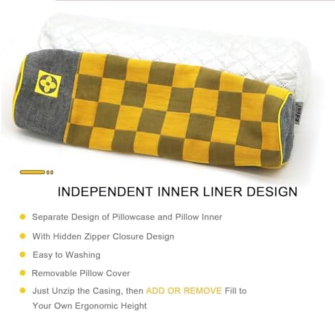 Edomi Neck Roll Pillow for Sleeping and Back Support