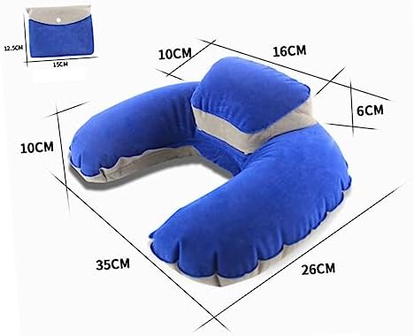 Zerodeko Inflatable U-Shaped Pillow for Travel Outdoor Use
