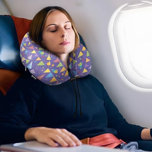 Comfy Neck Travel Pillow - Washable Portable Memory Foam Support