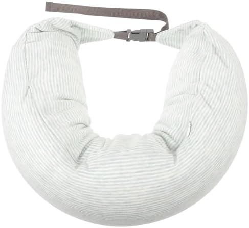 Bendable U-Shaped Travel Pillow with Green Breathable Fabric