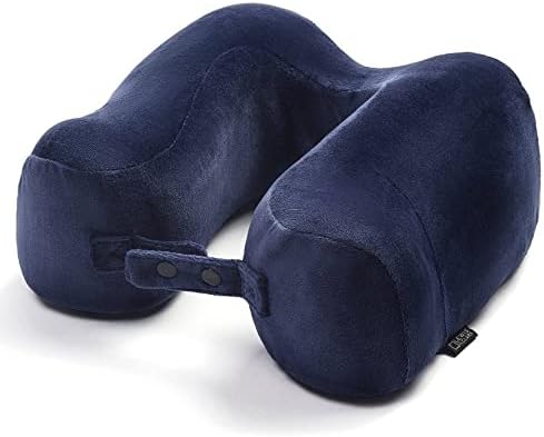 Ergonomic Memory Foam Pillow for Travel Sleep and Pain Relief