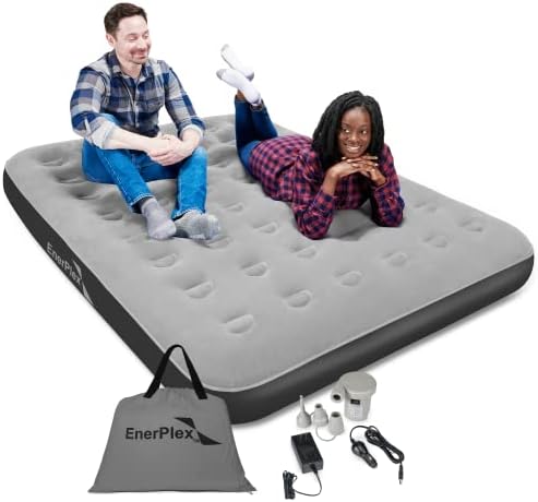 EnerPlex Camping Air Mattress with Built-in Pump