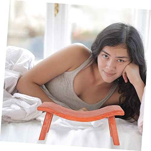 Ergonomic Wooden Neck Pillow for Sleep Napping and Posture Support