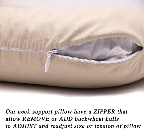 Relax in Style Buckwheat Neck Pillow