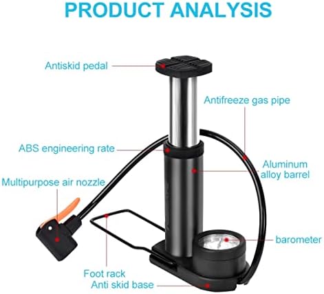 Sturdy Manual Inflating Pump for Scooters More