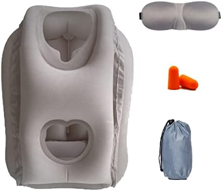 Inflatable Travel Pillow for Airplanes