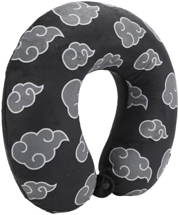Bioworld Naruto Gray Cloud Travel Neck Pillow Set
