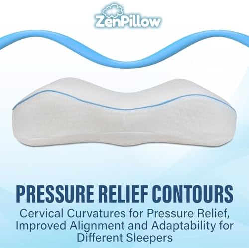 Unique Cervical Travel Pillow with Memory Foam Support
