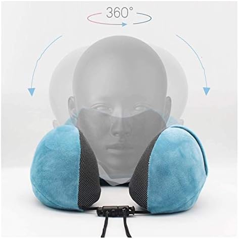 Adjustable Memory Pillow for Plane Sleep