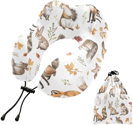 ALAZA - Memory Foam Neck Pillow for Travel Airplanes More