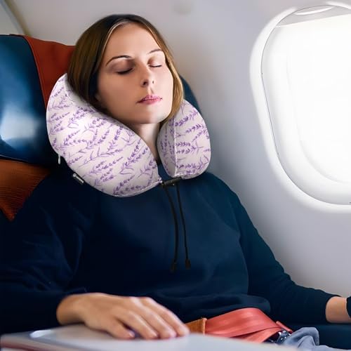 ALAZA Neck Travel Pillow with Memory Foam and Soft Cover
