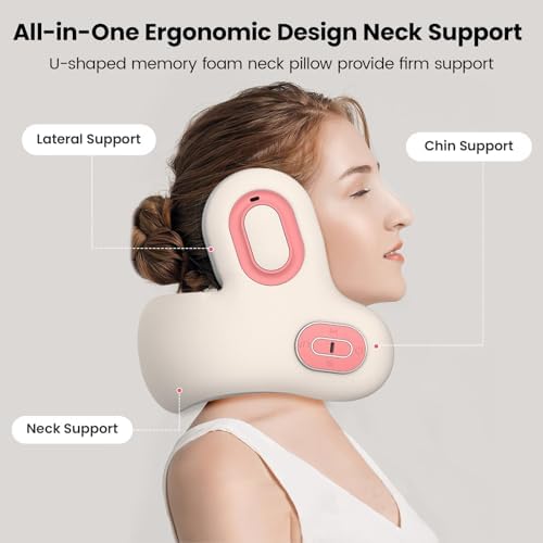 Ublives Travel Neck Pillow with Bluetooth Headset Massage